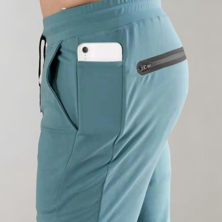 Spodnie męskie dresowe bawełniane slim fit sportowe na wiosnę do biegania fitness