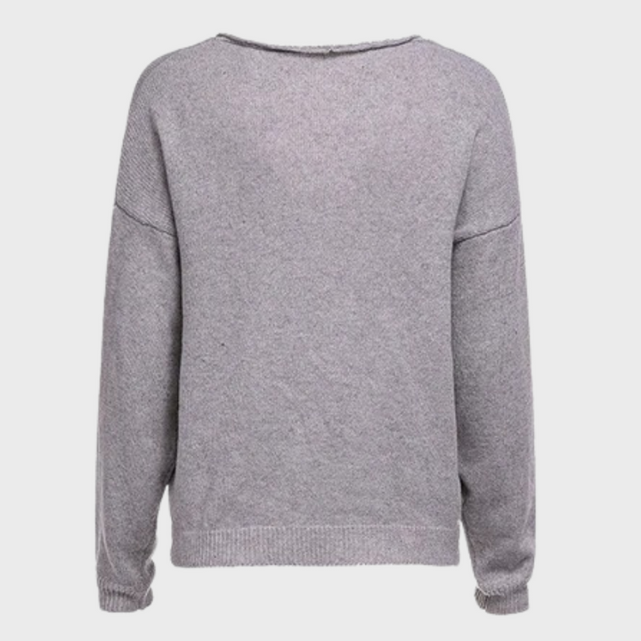 Lena - Modny sweter damski z dzianiny na każdą okazję