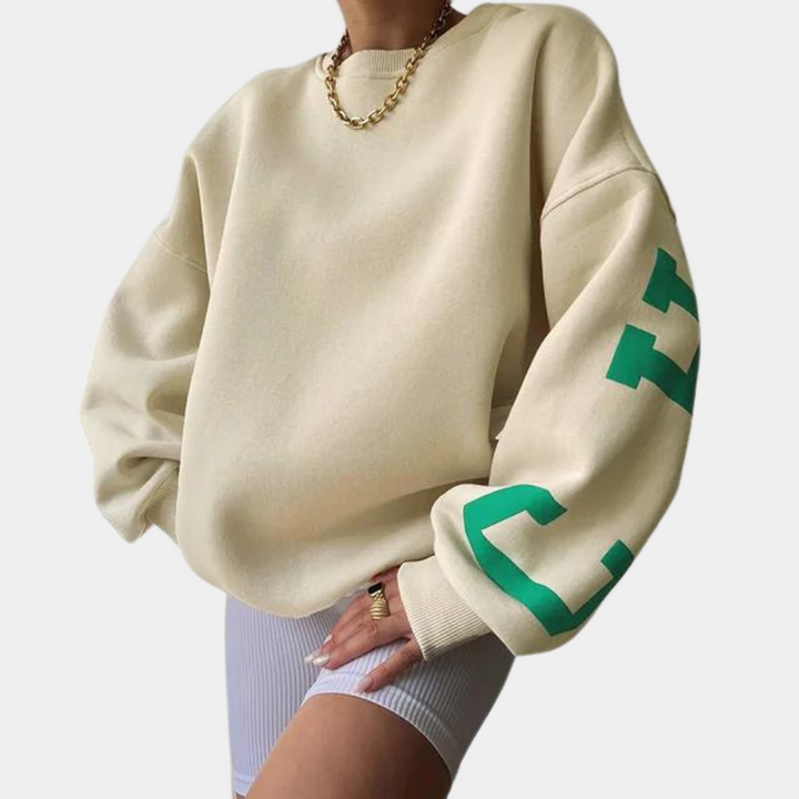 Bluza damska bawełniana wiosenna oversize casualowa modna bluza damska sportowa