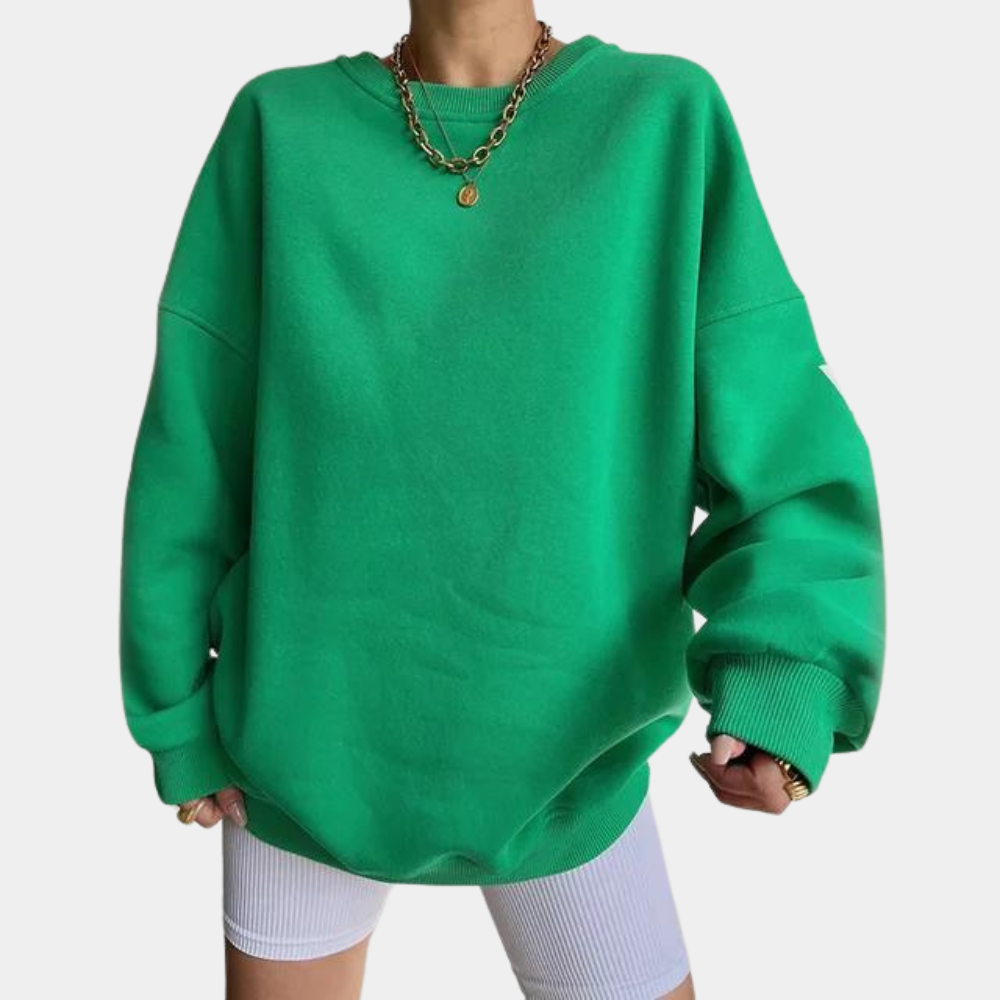 Bluza damska bawełniana wiosenna oversize casualowa modna bluza damska sportowa