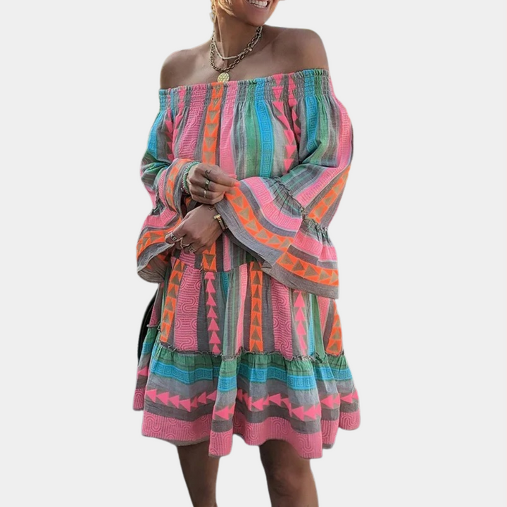 Sukienka hiszpanka bawełniana na lato – lekka sukienka boho damska midi