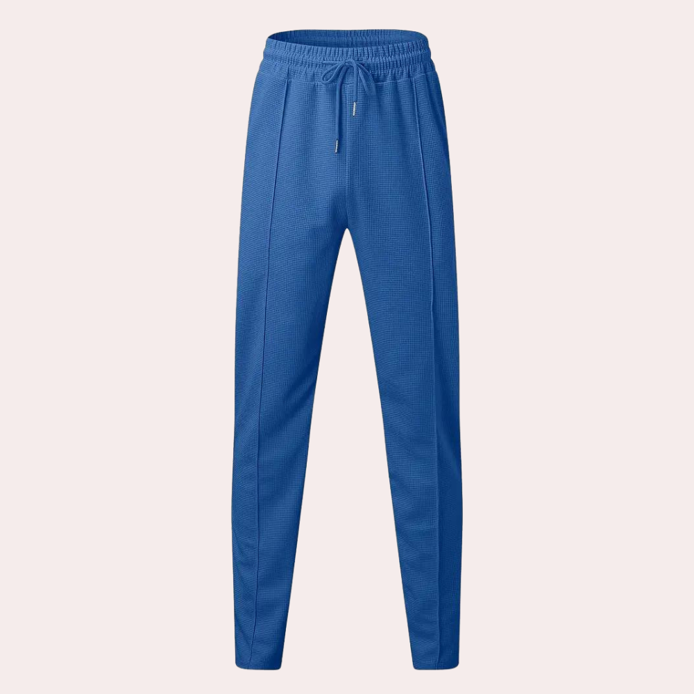 Spodnie dresowe męskie bawełniane joggery casual na sezon wiosna-lato stretch