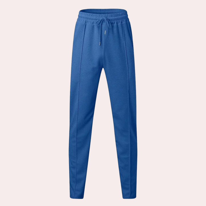 Spodnie dresowe męskie bawełniane joggery casual na sezon wiosna-lato stretch
