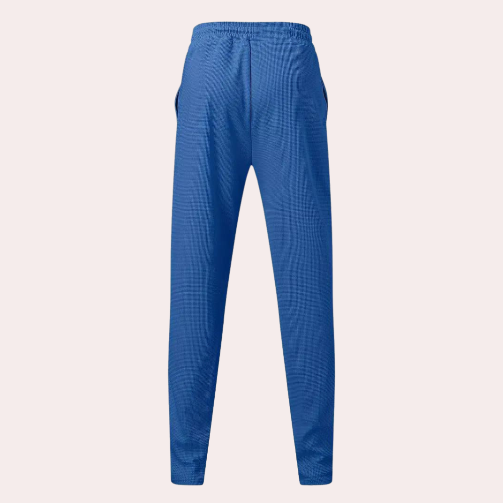 Spodnie dresowe męskie bawełniane joggery casual na sezon wiosna-lato stretch