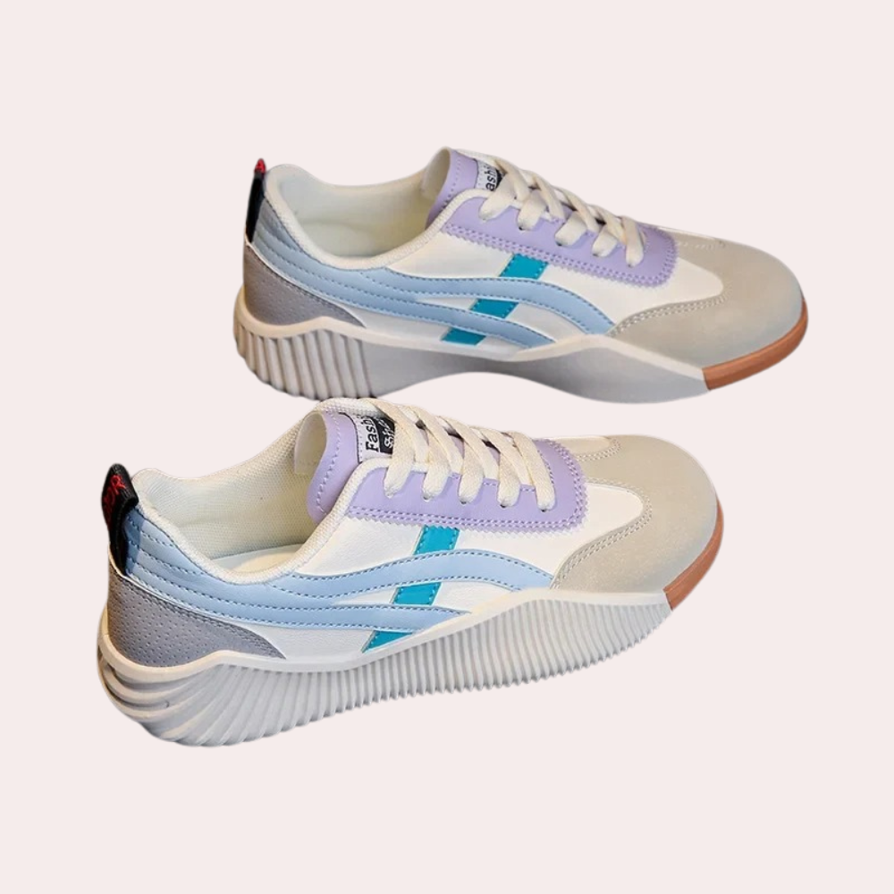 Buty sportowe damskie skórzane na wiosnę – sneakersy damskie skóra naturalna casual