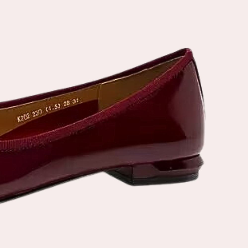 Baleriny damskie skórzane eleganckie buty płaskie wiosenne klasyczne komfortowe