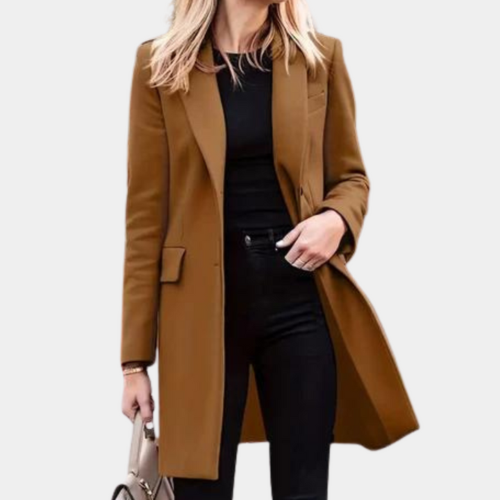 Laura - Stylowy, nowoczesny trencz damski