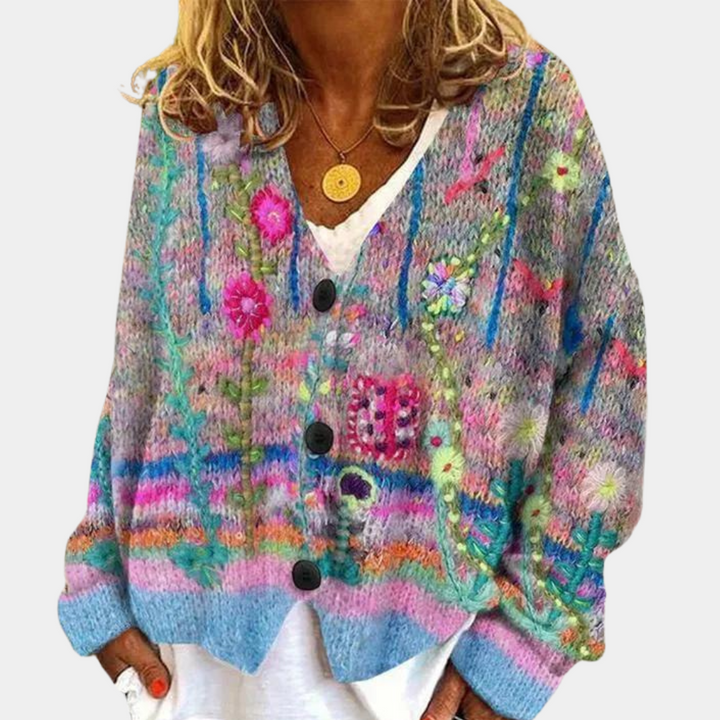 Sweter damski kardigan wełniany ciepły na wiosnę lekki zapinany casual codzienny