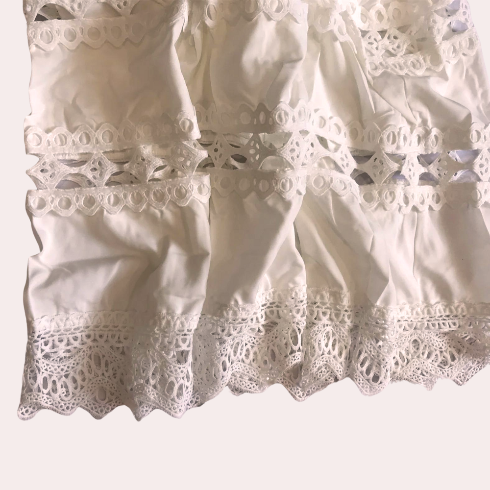Sukienka damska długa bawełniana koronkowa letnia elegancka zwiewna maxi boho