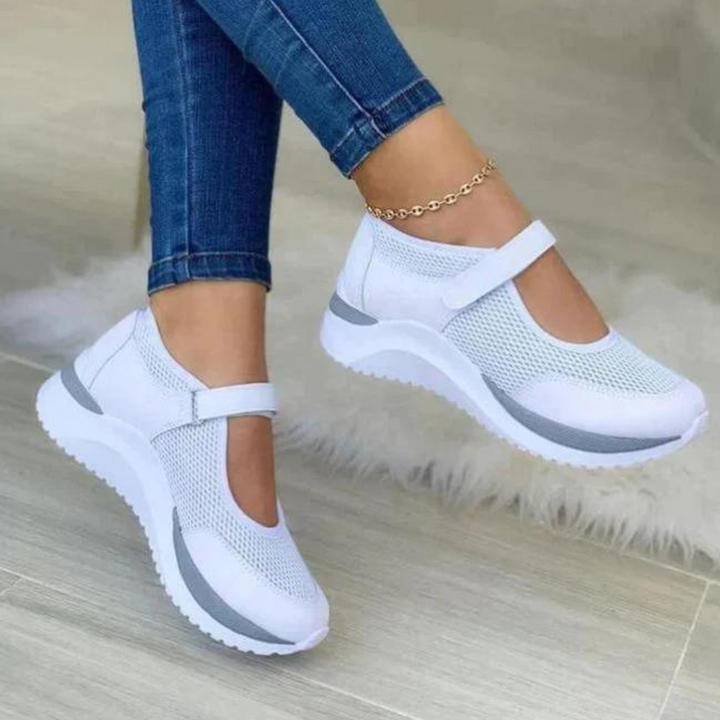 Buty damskie sportowe siateczkowe oddychające na wiosnę lekkie sneakersy wygodne
