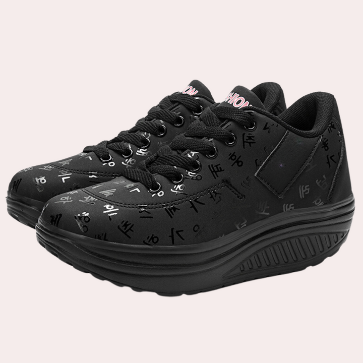 Sneakersy damskie skórzane sportowe buty casual na sezon wiosna-lato komfortowe