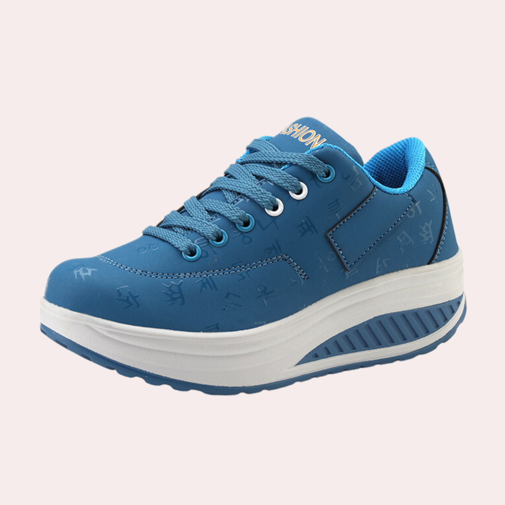 Sneakersy damskie skórzane sportowe buty casual na sezon wiosna-lato komfortowe