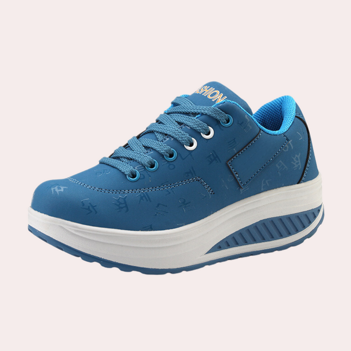 Sneakersy damskie skórzane sportowe buty casual na sezon wiosna-lato komfortowe