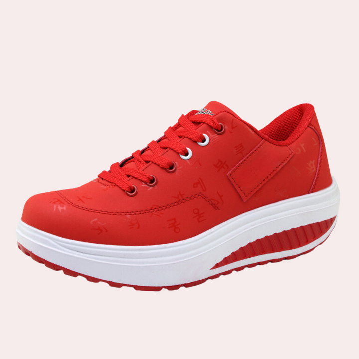 Sneakersy damskie skórzane sportowe buty casual na sezon wiosna-lato komfortowe