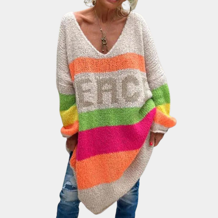 Sweter damski wiosenny dzianinowy bawełniany oversize lekki komfortowy styl casual