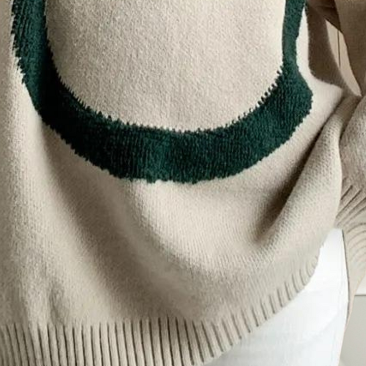 Sweter damski z kapturem wełniany oversize dzianinowy ciepły na jesień zimę