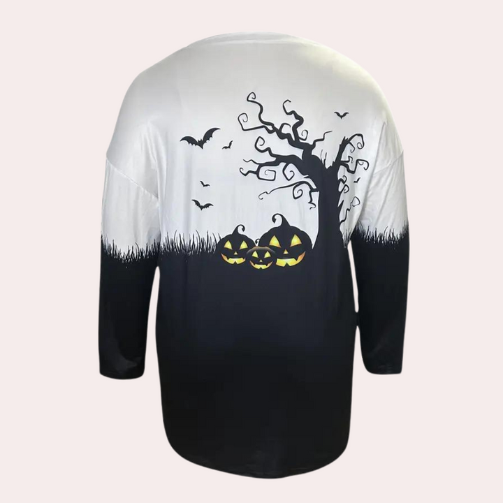 Laura - Wygodna bluza na Halloween dla pań z ciepłym akcentem