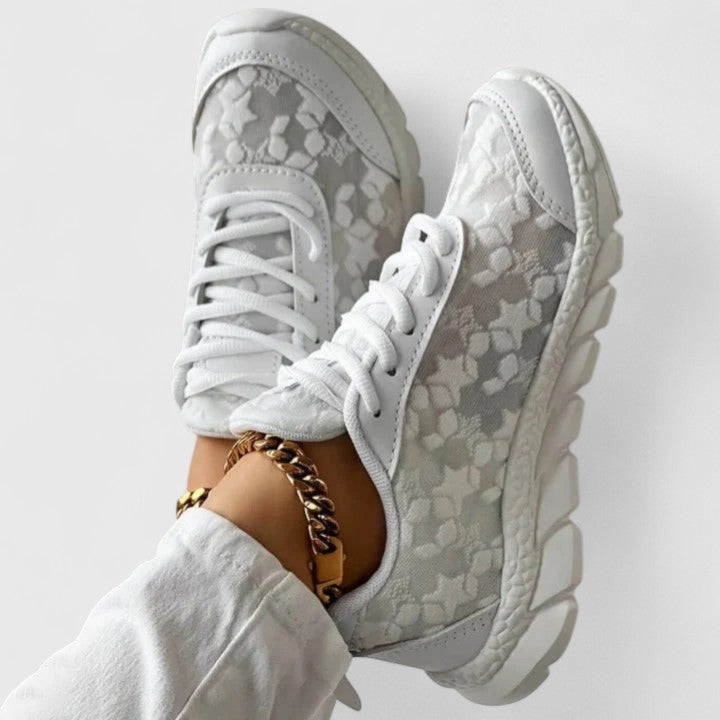 Wygodne sneakersy damskie skórzane na sezon jesienny obuwie codzienne do chodzenia