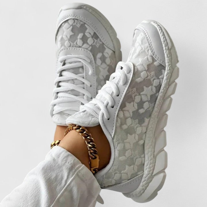 Wygodne sneakersy damskie skórzane na sezon jesienny obuwie codzienne do chodzenia