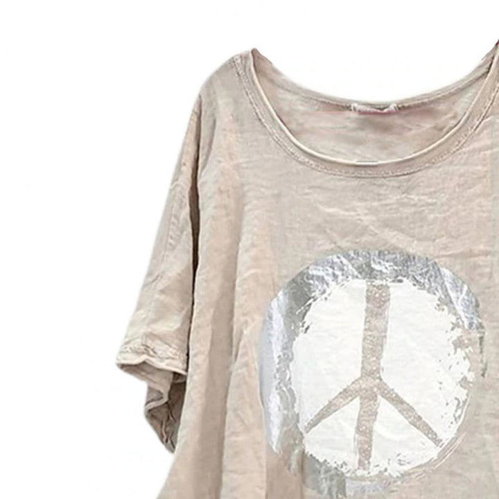 Komplet damski wiosenny bawełniany T-shirt i spodnie casualowy wygodny zestaw