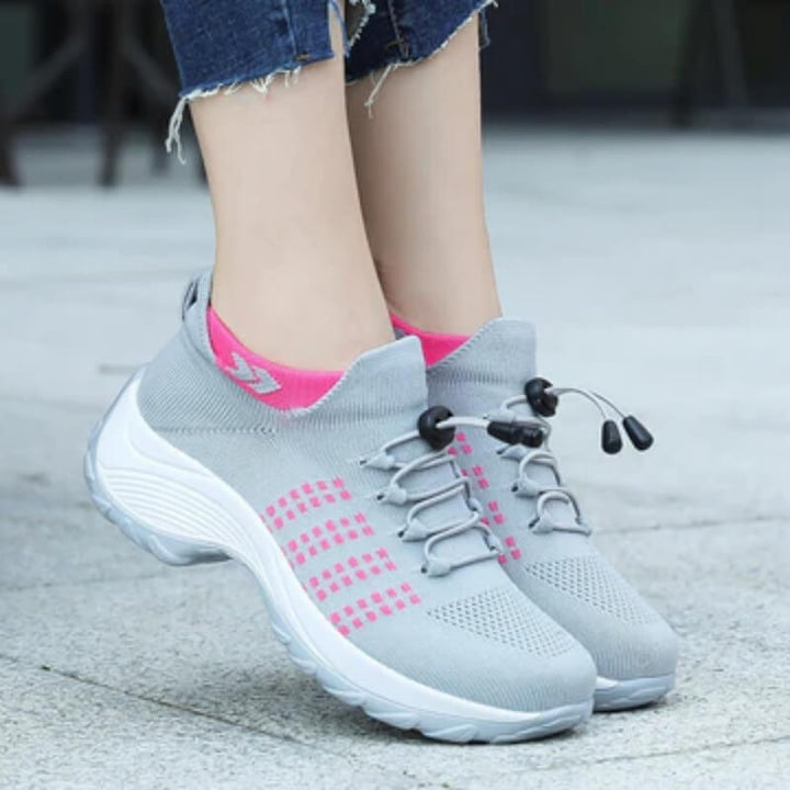 Buty ortopedyczne damskie sneakersy sportowe z siatką na wiosnę wygodne buty do chodzenia