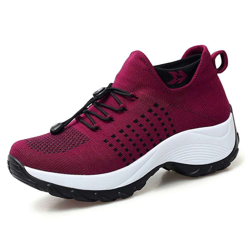 Buty ortopedyczne damskie sneakersy sportowe z siatką na wiosnę wygodne buty do chodzenia