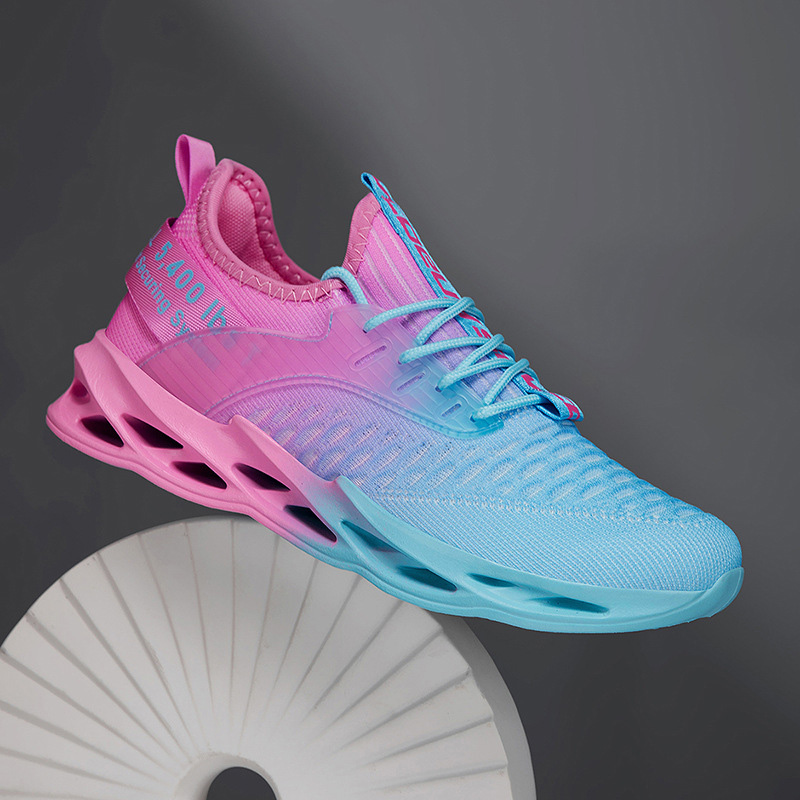 Sneakersy damskie sportowe z dzianiny na sezon jesienny wygodne obuwie codzienne