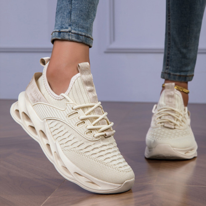 Sneakersy damskie sportowe z dzianiny na sezon jesienny wygodne obuwie codzienne