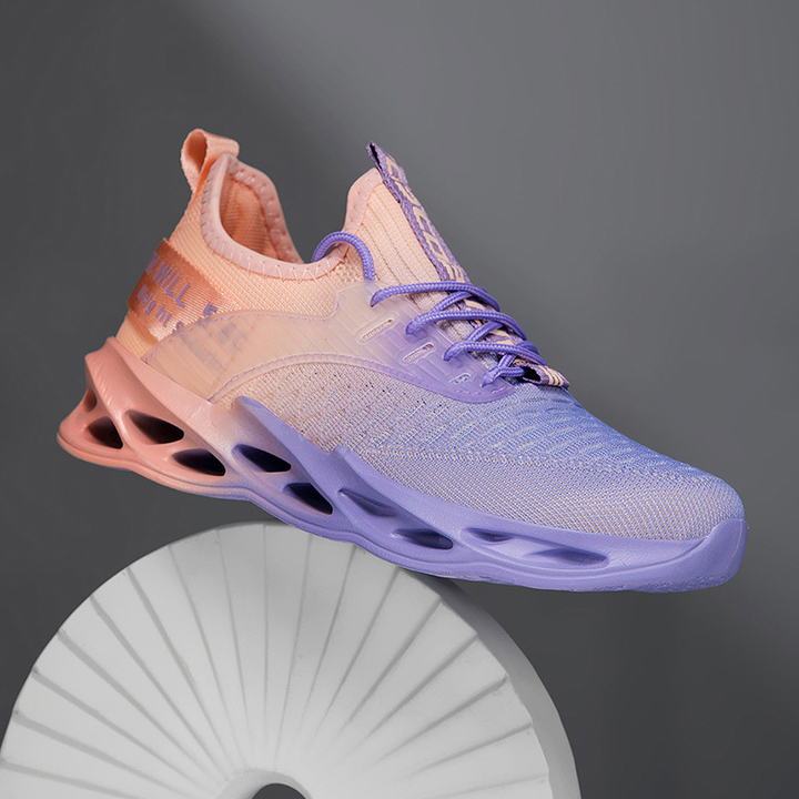 Sneakersy damskie sportowe z dzianiny na sezon jesienny wygodne obuwie codzienne