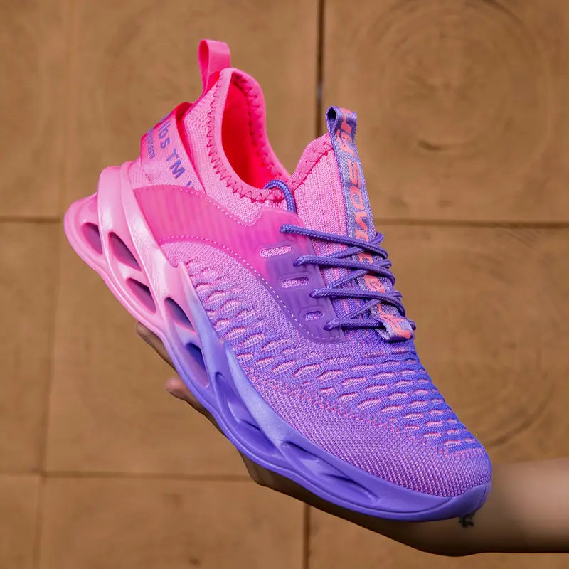 Sneakersy damskie sportowe z dzianiny na sezon jesienny wygodne obuwie codzienne
