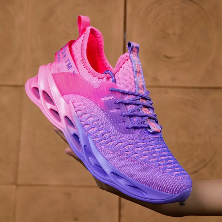 Sneakersy damskie sportowe z dzianiny na sezon jesienny wygodne obuwie codzienne