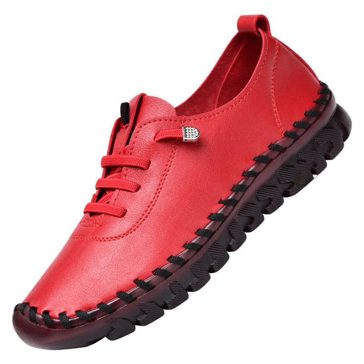 Buty damskie skórzane ergonomiczne na wiosnę lekkie wygodne buty codzienne