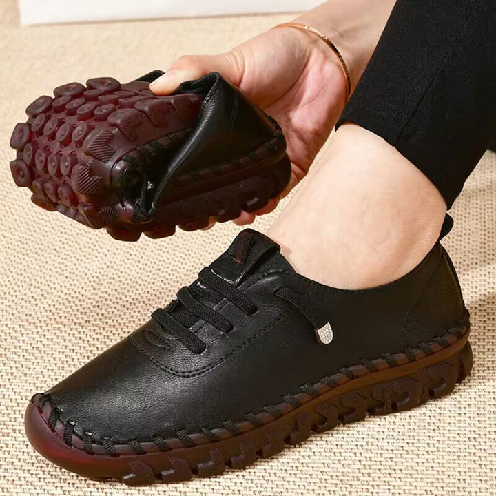 Buty damskie skórzane ergonomiczne na wiosnę lekkie wygodne buty codzienne