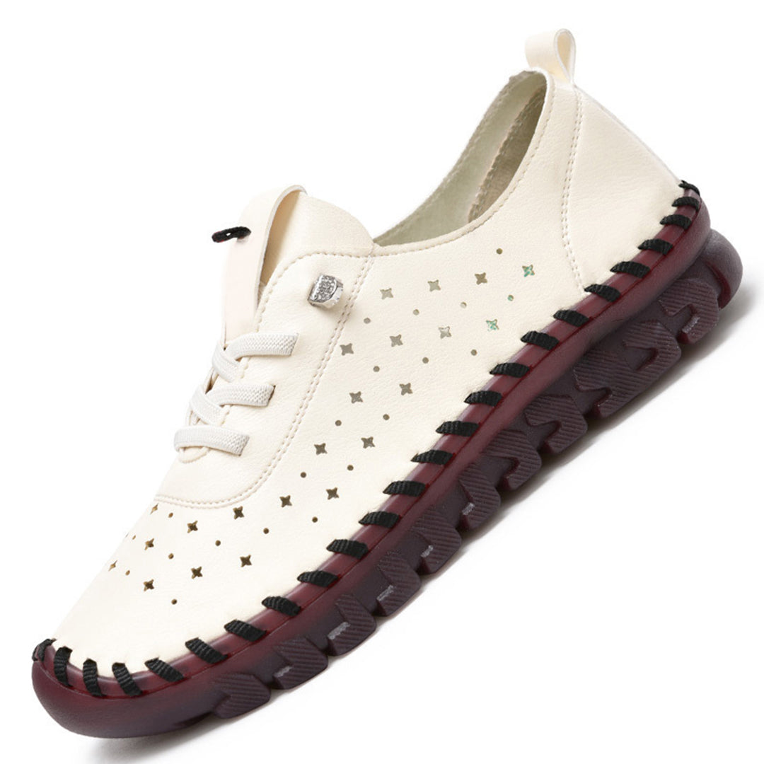 Buty damskie skórzane ergonomiczne na wiosnę lekkie wygodne buty codzienne
