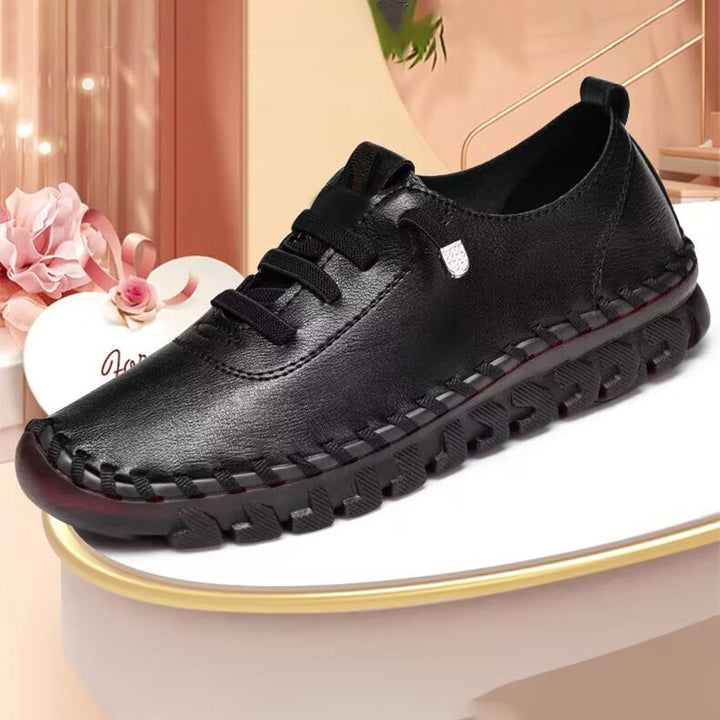 Buty damskie skórzane ergonomiczne na wiosnę lekkie wygodne buty codzienne