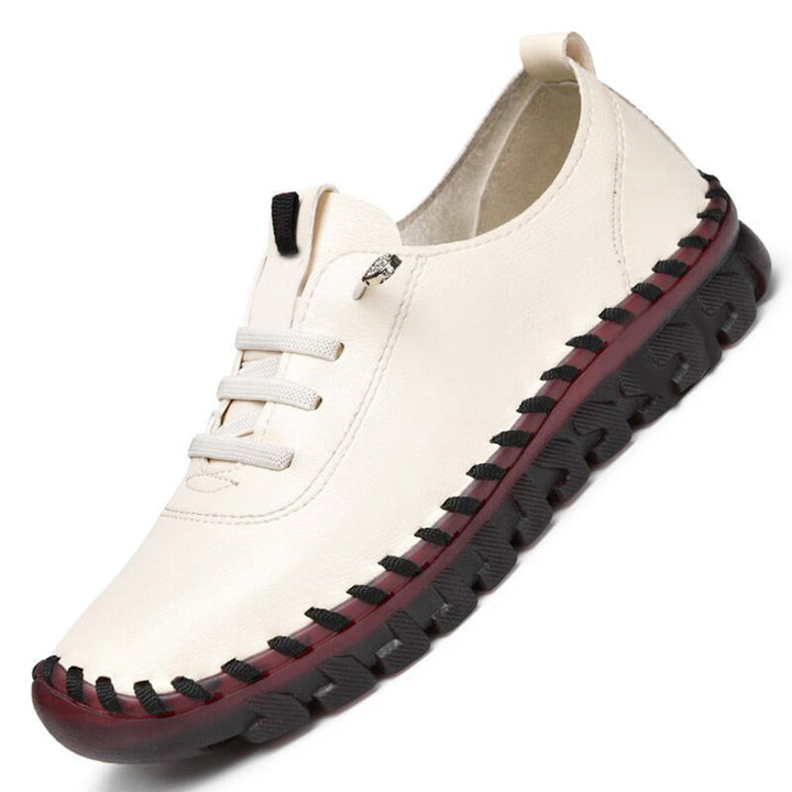 Buty damskie skórzane ergonomiczne na wiosnę lekkie wygodne buty codzienne