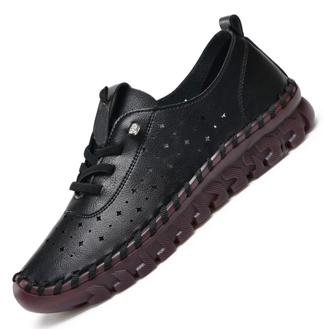 Buty damskie skórzane ergonomiczne na wiosnę lekkie wygodne buty codzienne