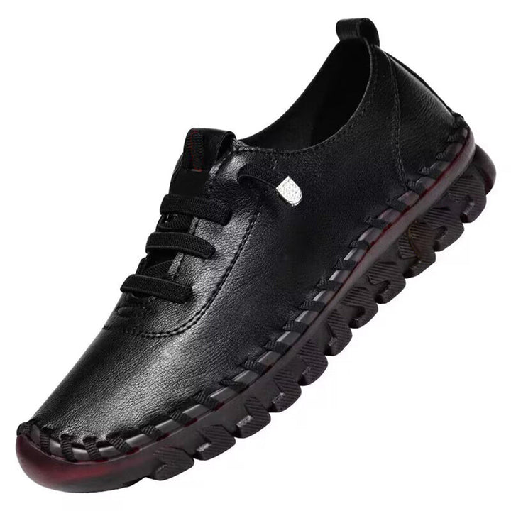 Buty damskie skórzane ergonomiczne na wiosnę lekkie wygodne buty codzienne