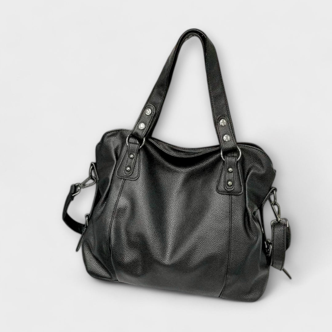Torebka damska hobo ze skóry ekologicznej na ramię i crossbody na sezon jesienny