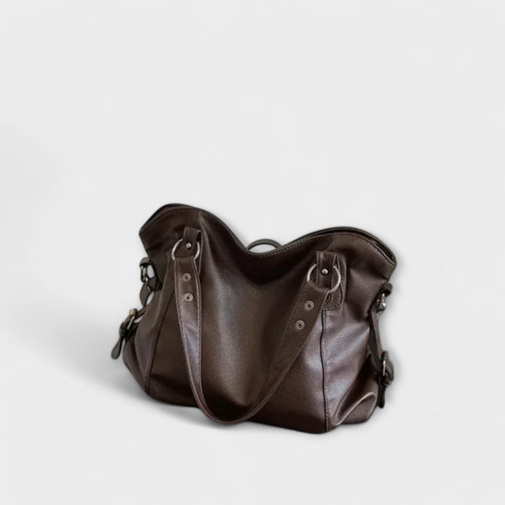 Torebka damska hobo ze skóry ekologicznej na ramię i crossbody na sezon jesienny