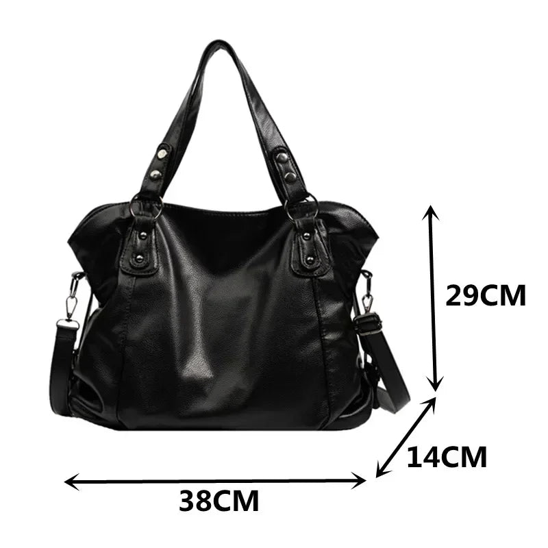 Torebka damska hobo ze skóry ekologicznej na ramię i crossbody na sezon jesienny