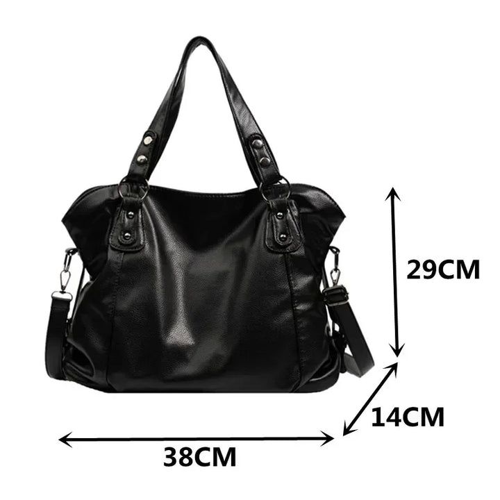 Torebka damska hobo ze skóry ekologicznej na ramię i crossbody na sezon jesienny