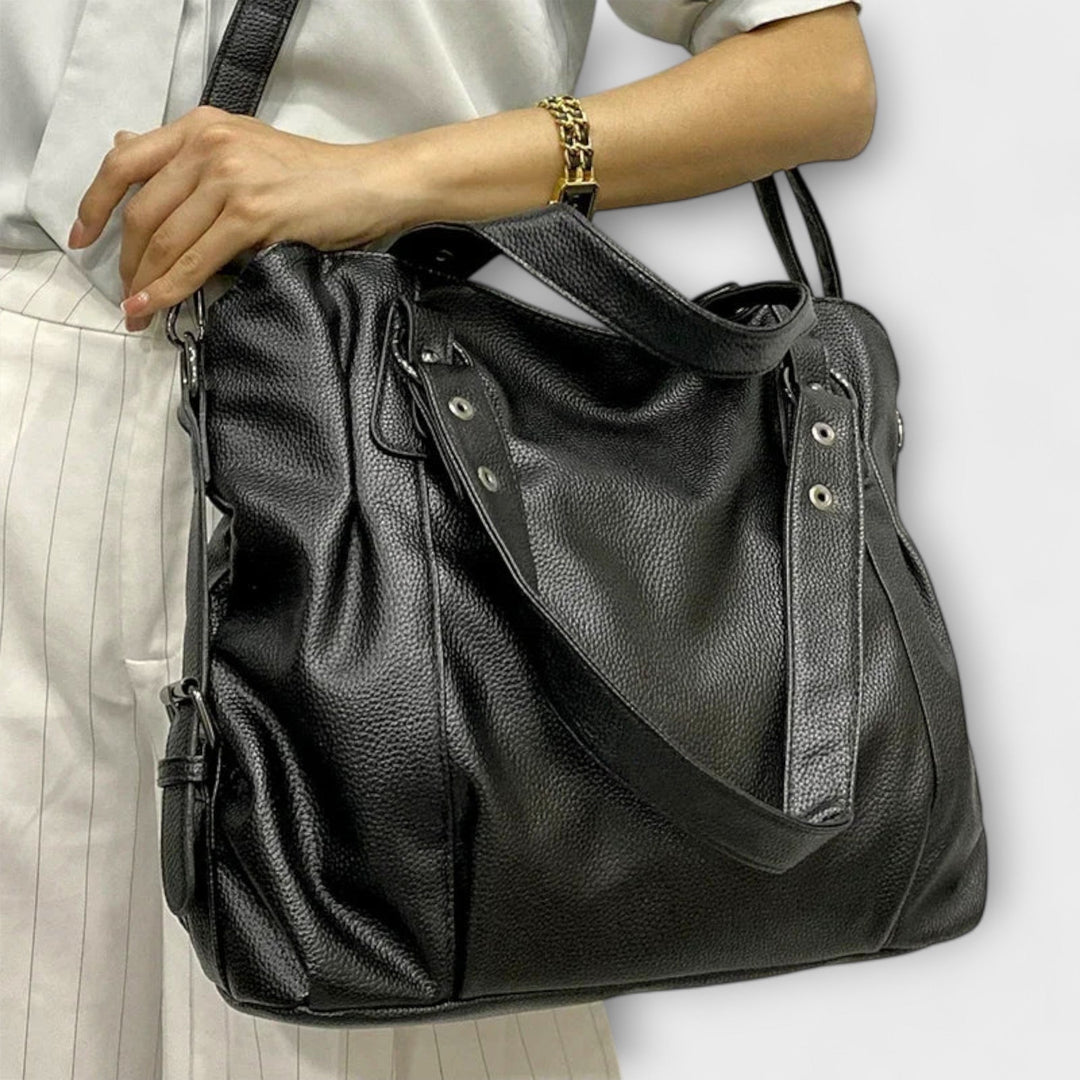 Torebka damska hobo ze skóry ekologicznej na ramię i crossbody na sezon jesienny