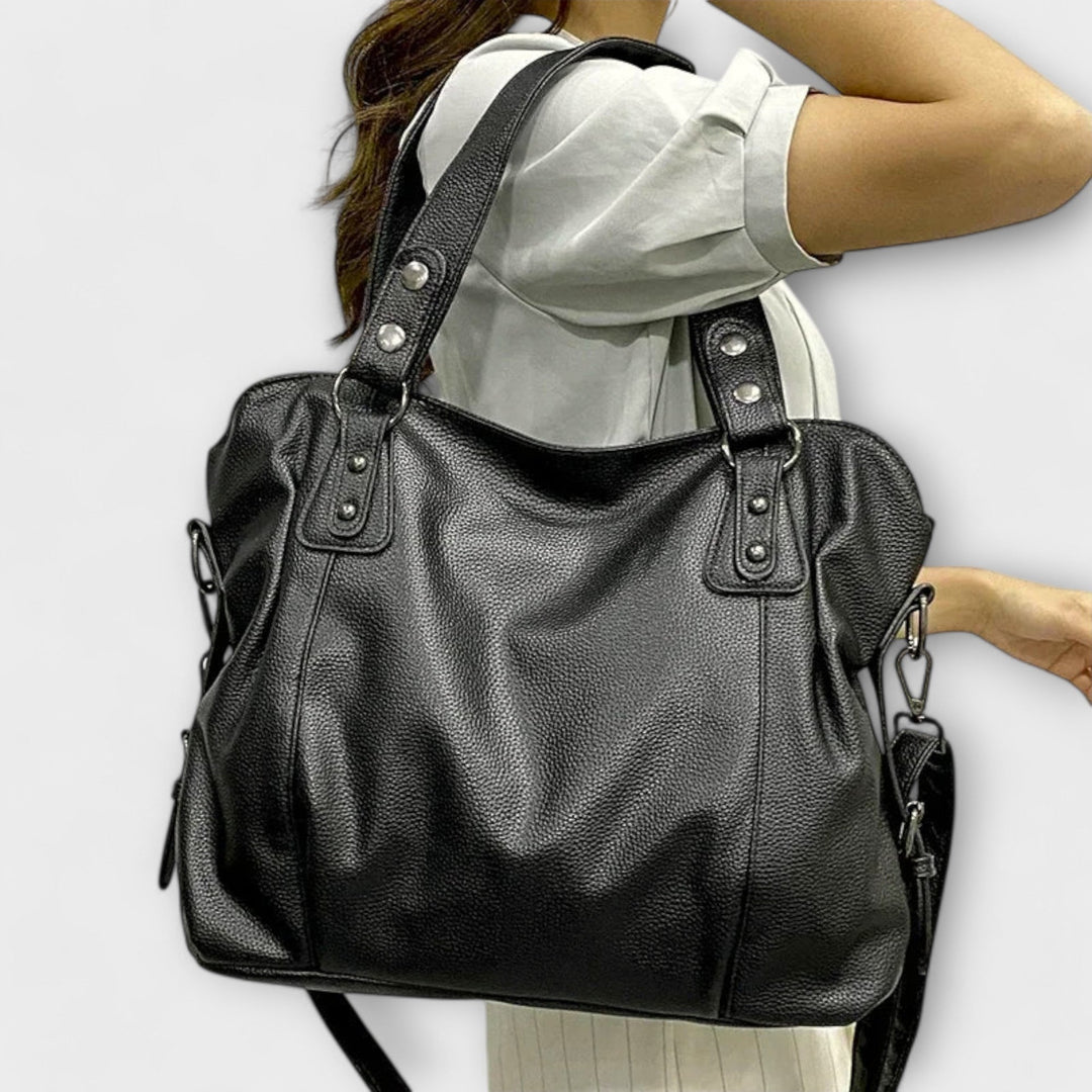 Torebka damska hobo ze skóry ekologicznej na ramię i crossbody na sezon jesienny