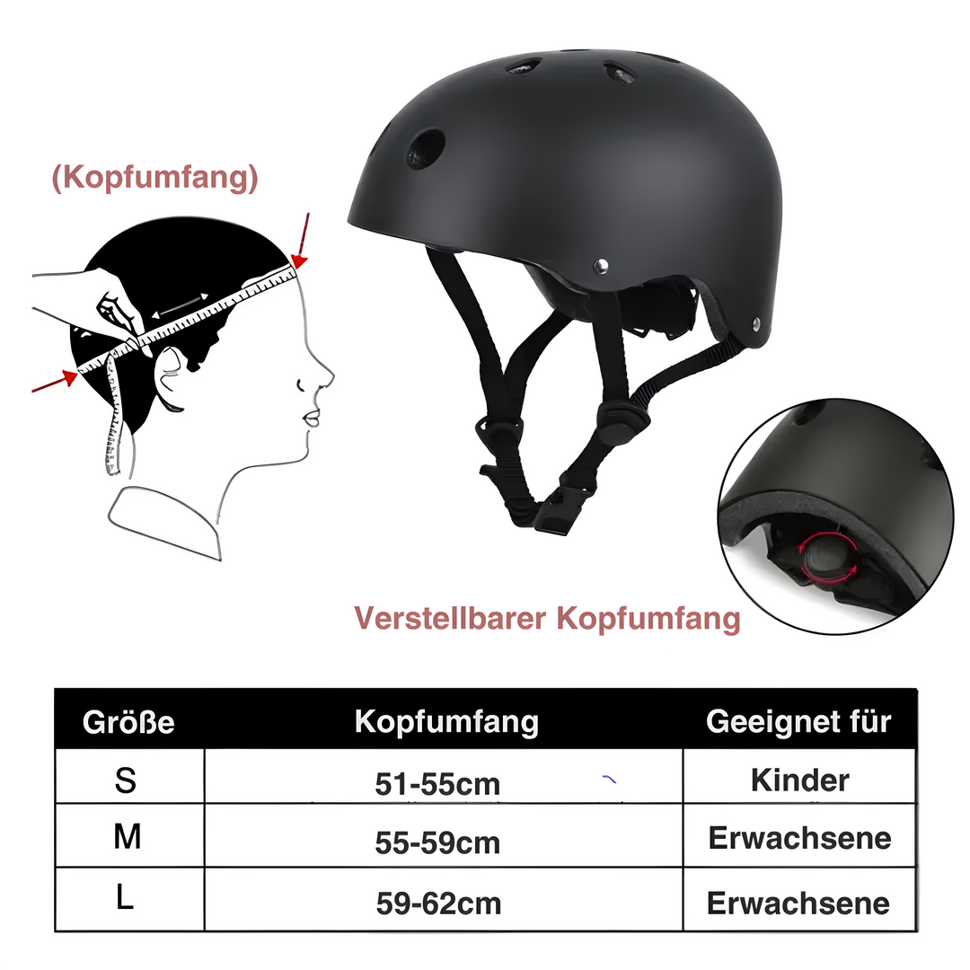 Kask rowerowy ochronny z wentylacją regulowany do jazdy na rowerze