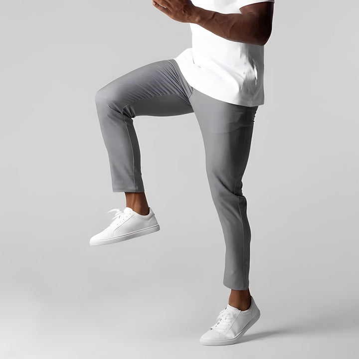 Spodnie chinos męskie bawełniane elastyczne slim fit jesienne