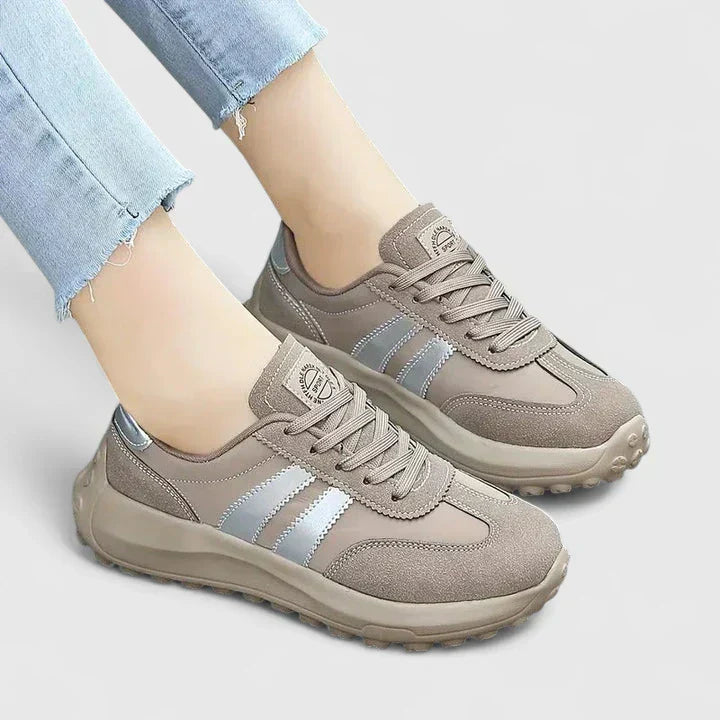 Buty ortopedyczne damskie sneakersy skórzane na co dzień