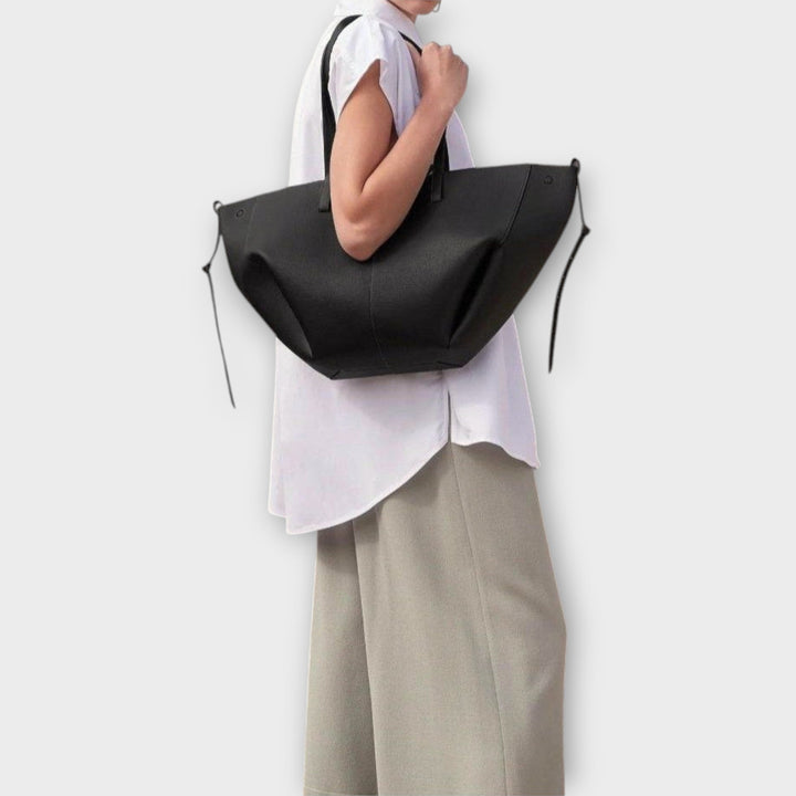 Torebka damska na ramię ze skóry ekologicznej na sezon jesienny elegancka i pojemna