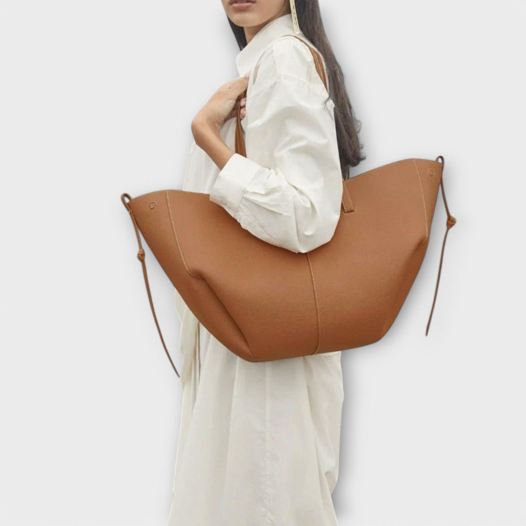 Torebka damska na ramię ze skóry ekologicznej na sezon jesienny elegancka i pojemna