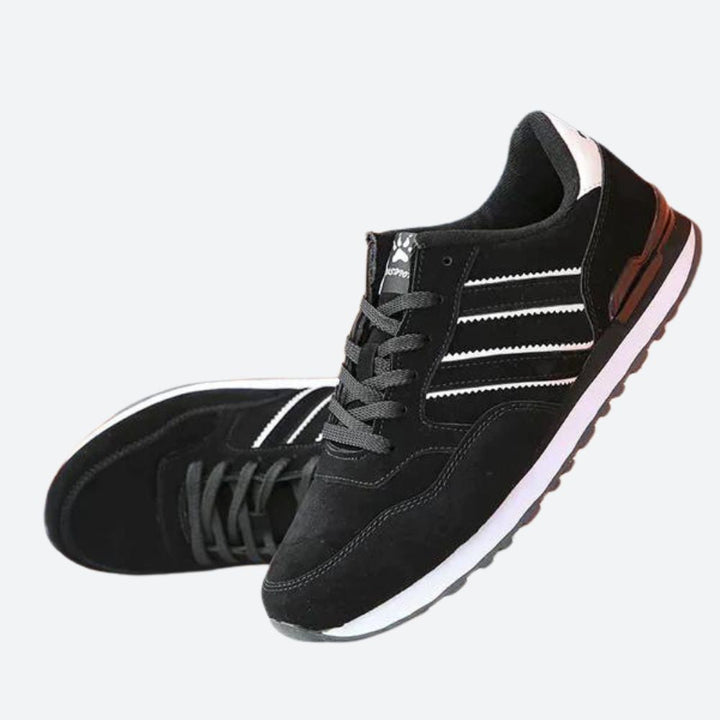 Buty sportowe męskie ze skóry ekologicznej lekkie sneakersy na wiosnę i lato